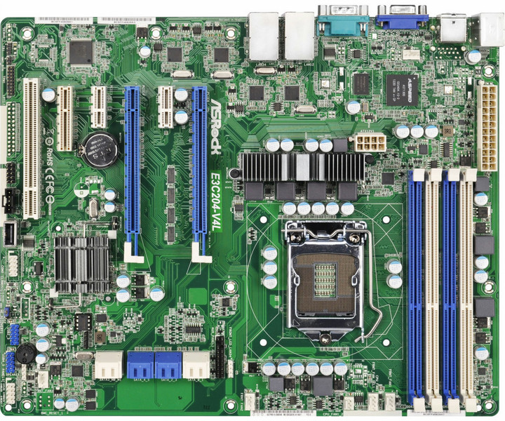Asrock E3C204-V4L Intel C204 Socket H2 (LGA 1155) ATX материнская плата для сервера/рабочей станции