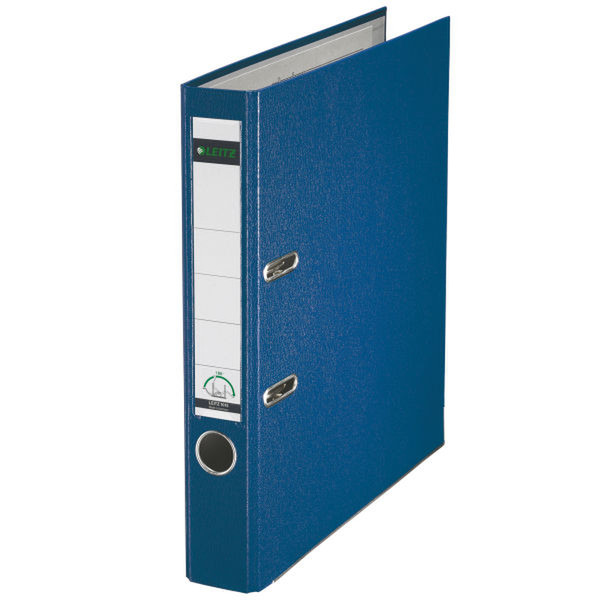 Leitz 180° Plastic Lever Arch File Blue folder