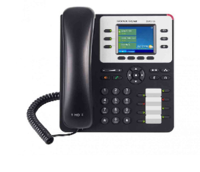 Grandstream Networks GXP-2130 Wired handset 3lines TFT Black IP phone