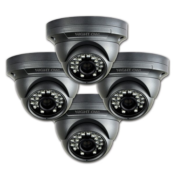 Night Owl Optics CAM-4PK-DM724 CCTV security camera Indoor & outdoor Dome Black security camera