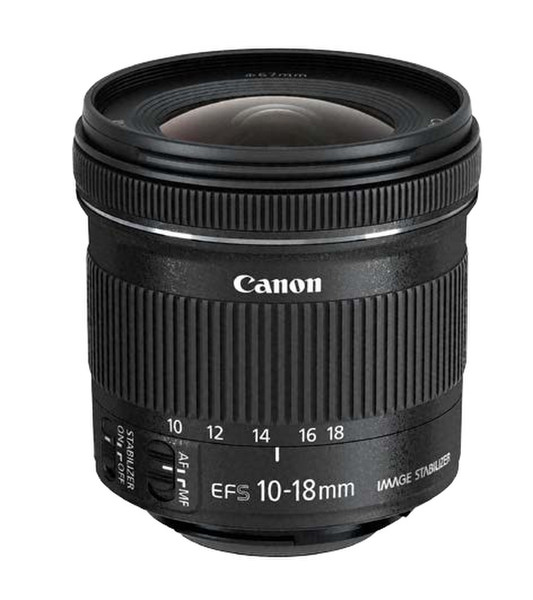 Canon EF-S 10-18 f/4.5-5.6 IS STM Ultra-wide lens Черный