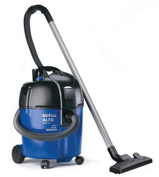 Nilfisk AERO 25-21 Drum vacuum cleaner 25L 1400W Black,Blue