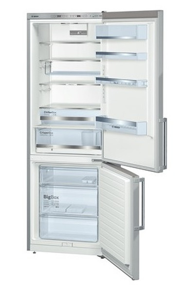 Bosch KGE49BI40 Отдельностоящий 412л A+++ Нержавеющая сталь холодильник с морозильной камерой