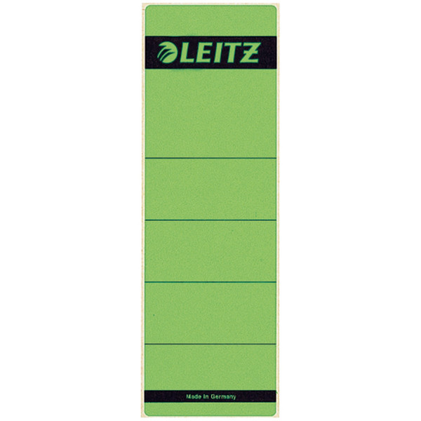 Leitz Back label, green неклейкая этикетка