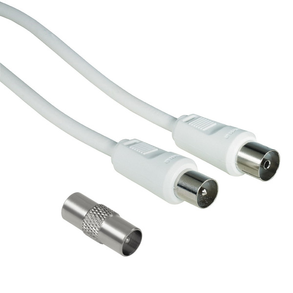 Hama 39011628 3m Coax Coax White coaxial cable