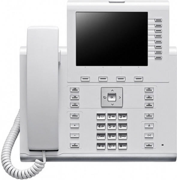 Unify OpenScape IP 55G Проводная телефонная трубка 8линий Белый