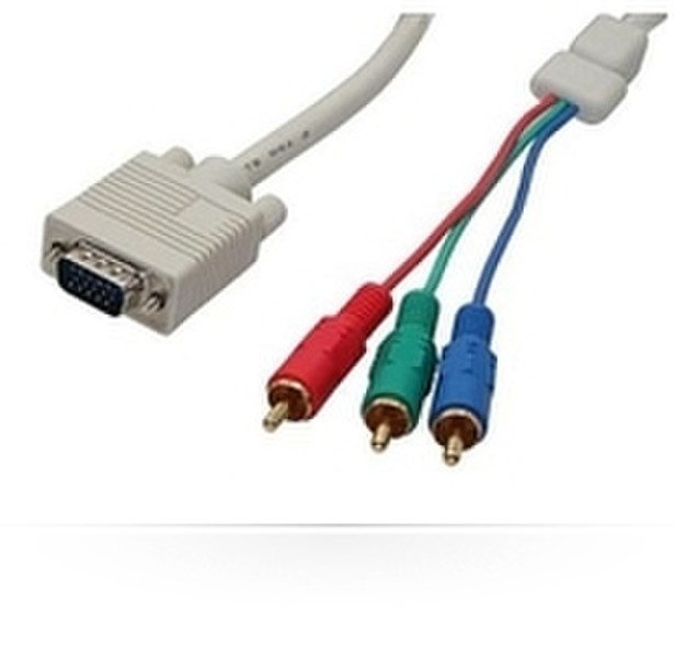 Microconnect 10m, 3xRCA - VGA