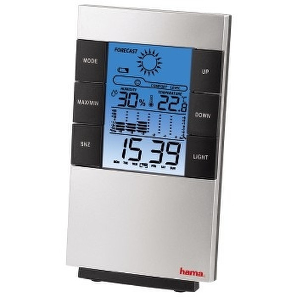 Hama TH-200 Battery Black,Silver weather station