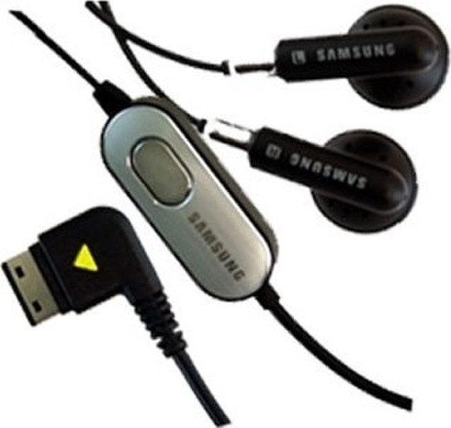 Samsung AEP407 Binaural Wired Black,Silver mobile headset