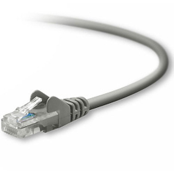 Belkin RJ45 CAT5e Patch Cable, Snagless Molded 3ft. 0.9m Grey networking cable