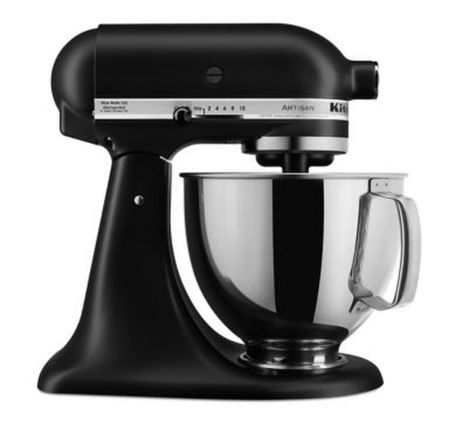 KitchenAid KSM150PSBK Стационарный миксер 325Вт Черный миксер