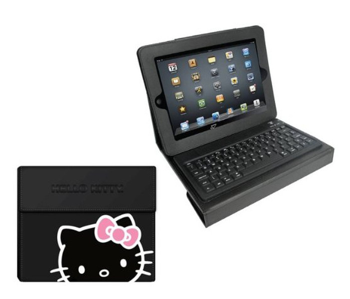 Hello Kitty HK-70189 9.7Zoll Blatt Schwarz Tablet-Schutzhülle