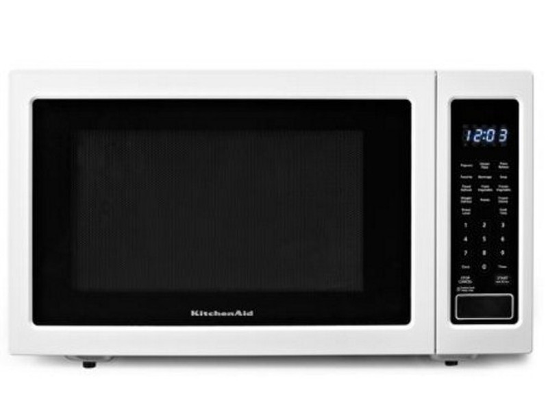 KitchenAid KCMS1655BWH Комбинированная микроволновая печь Настольный 45.3л 1200Вт Черный, Белый микроволновая печь