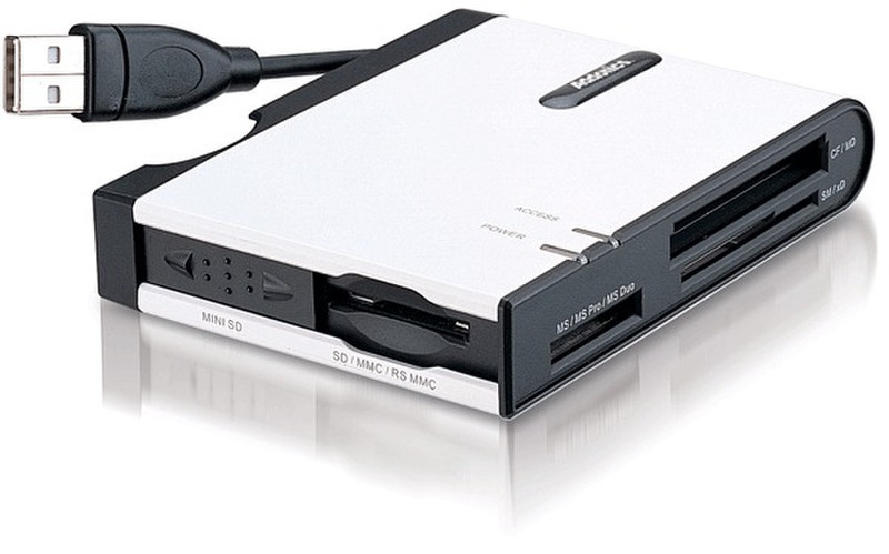 Addonics AESDD12U2 USB 2.0 Белый устройство для чтения карт флэш-памяти