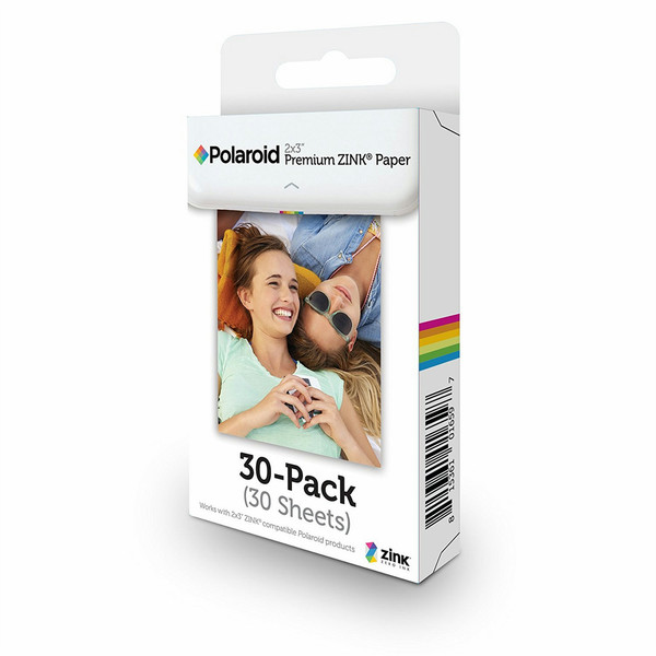 Polaroid 2x3'' Premium ZINK Paper 30шт 50 x 75мм пленка для моментальных фотоснимков