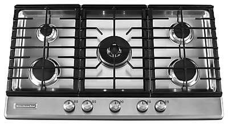 KitchenAid KFGS366VSS Built-in Gas Stainless steel hob