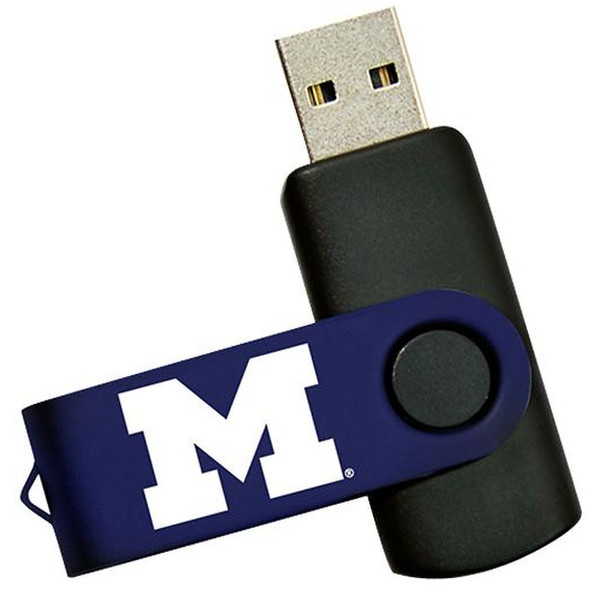 Tribeca 8GB USB 2.0 8ГБ USB 2.0 Черный, Синий USB флеш накопитель