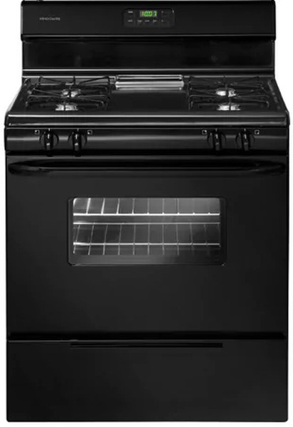 Frigidaire FFGF3011LB Отдельностоящий Gas hob Черный кухонная плита