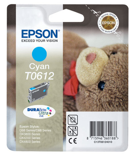 Epson T0612 Бирюзовый струйный картридж