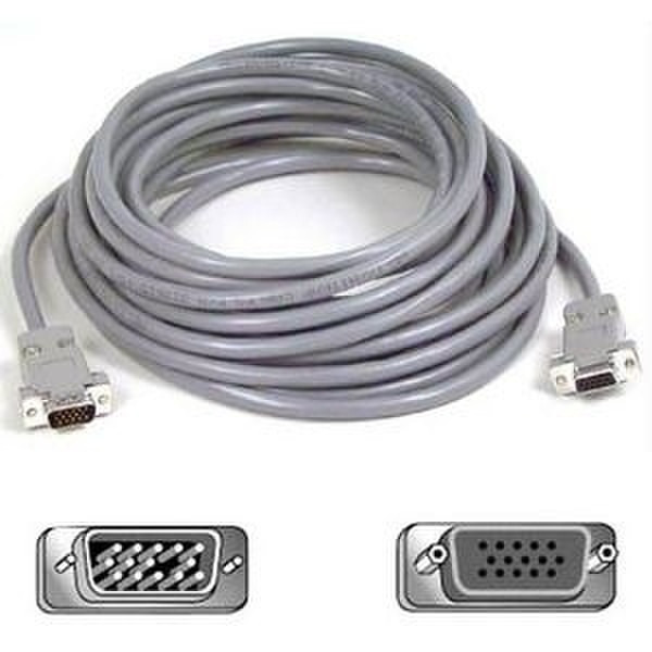 Belkin A2N025-15 4.57м VGA (D-Sub) VGA (D-Sub) Серый VGA кабель