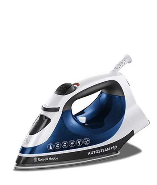 Russell Hobbs 20270 Dry & Steam iron Ceramic soleplate 2400Вт Черный, Синий, Белый утюг