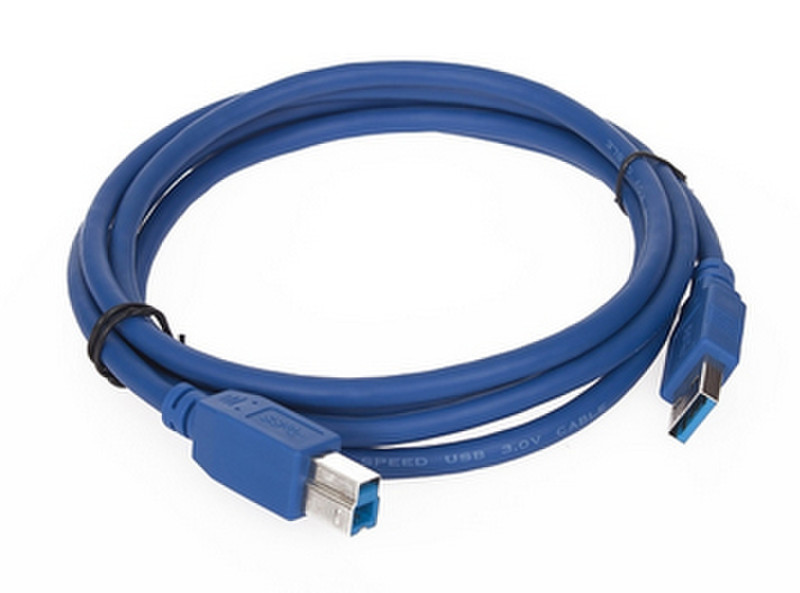 VCOM CU301 1.8м USB A USB B Синий кабель USB