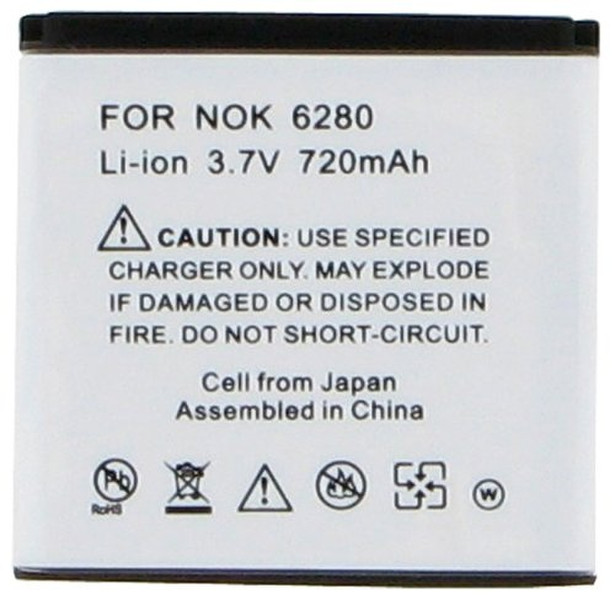 Kitmobile 6280BL500G Lithium-Ion 720mAh 3.7V rechargeable battery