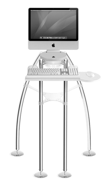 Rain Design 12004 PC Multimedia stand Metallic multimedia cart/stand