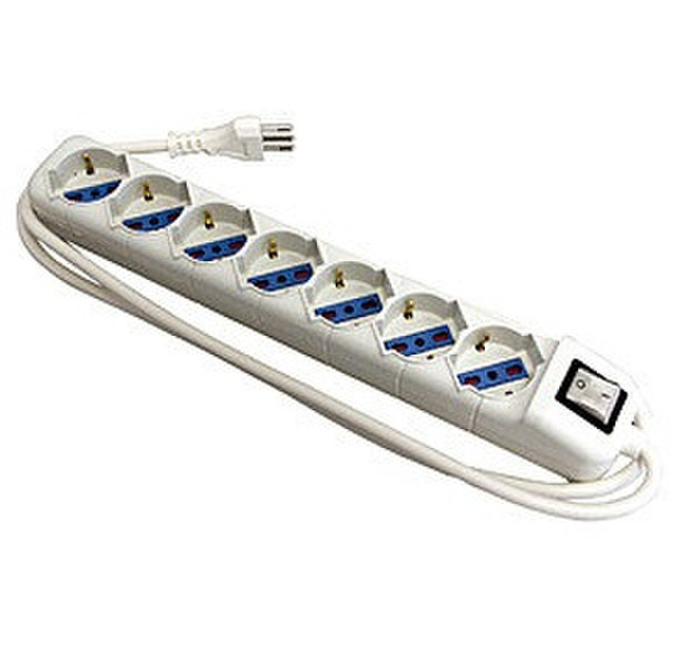 Lindy 73195 7AC outlet(s) 1.5m White surge protector