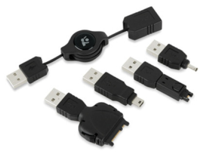 Kensington USB Power Tips for Motorola Black mobile phone cable