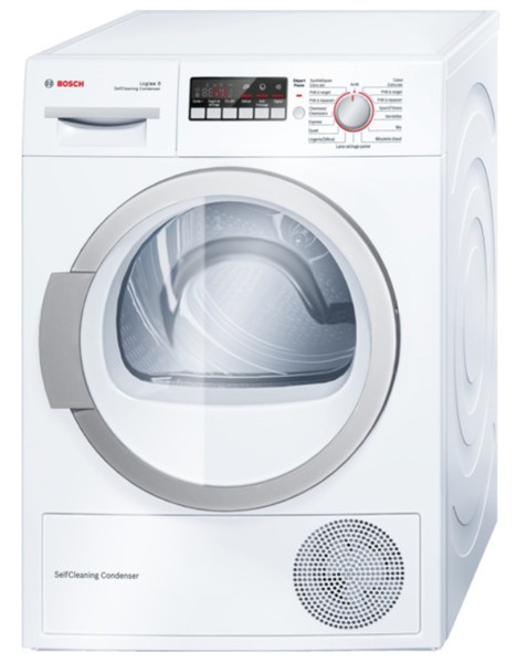 Bosch WTW86430FF freestanding Front-load 8kg A++ White tumble dryer