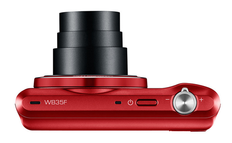 Samsung WB WB35F 16.2MP 1/2.3" CCD 4608 x 3456pixels Red