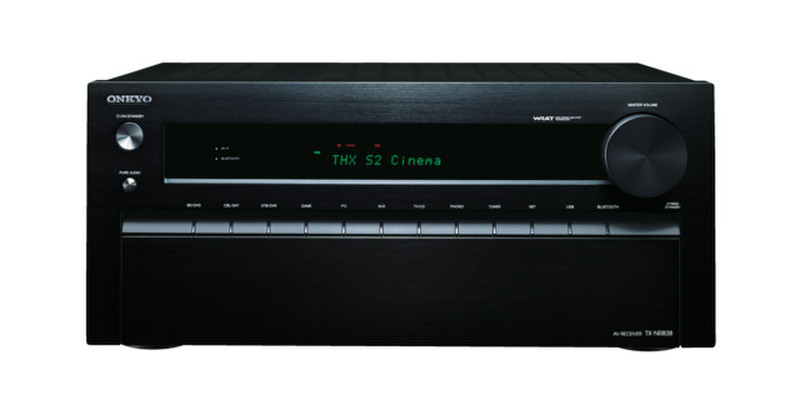 ONKYO TX-NR838 180W 7.2 Surround 3D Black AV receiver