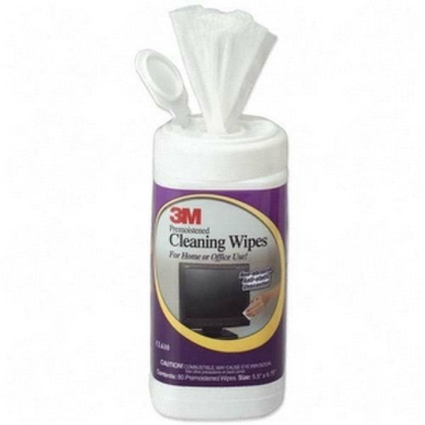 3M Antistatic Wipes CL610, 80-count canister дезинфицирующие салфетки
