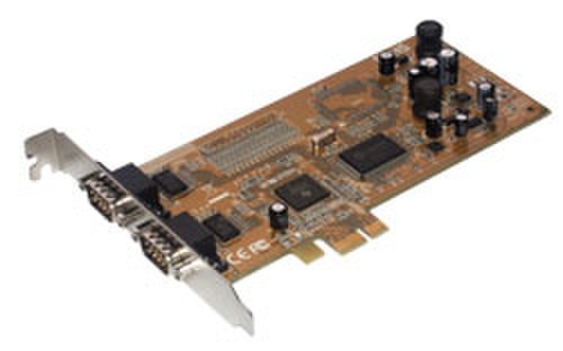 MCL PCI-e/Serial RS232 - 2 Ports Card interface cards/adapter