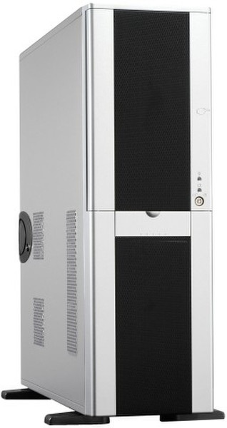 Chieftec CA-01SL-SL-B Full-Tower 400Вт Черный, Cеребряный системный блок