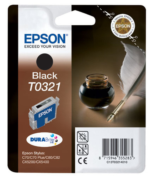 Epson T0321 Черный струйный картридж
