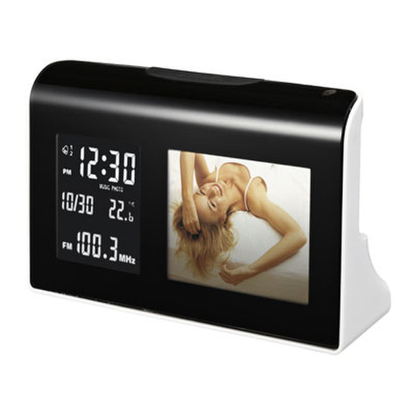 Sagem AC8130D Alarm Clock Photo Frame 3Zoll Schwarz Digitaler Bilderrahmen