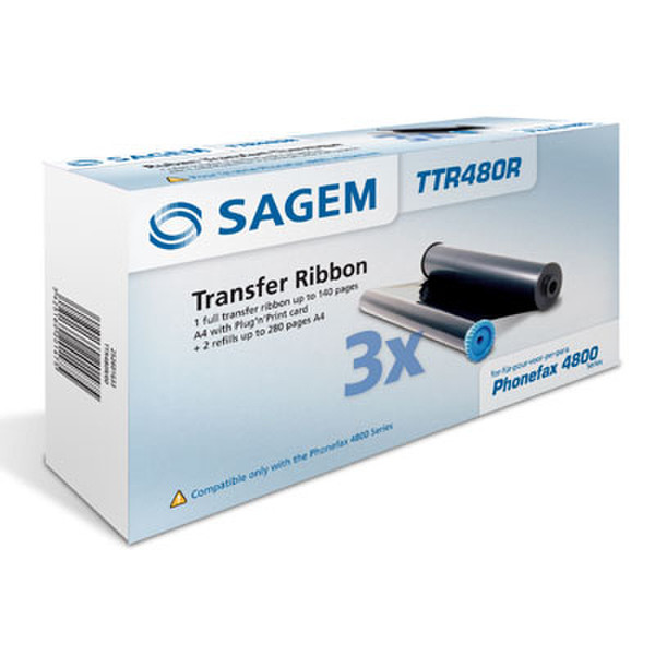 Sagem TTR480R Ribbon 420pages printer ribbon