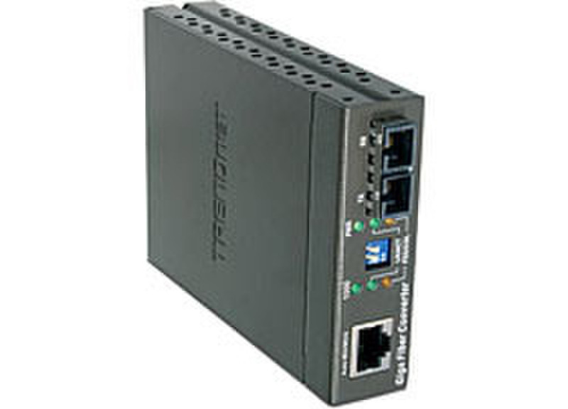 Trendnet 1000Base-T - 1000Base-LX Single Mode SC Fiber Converter 1000Mbit/s Netzwerk Medienkonverter