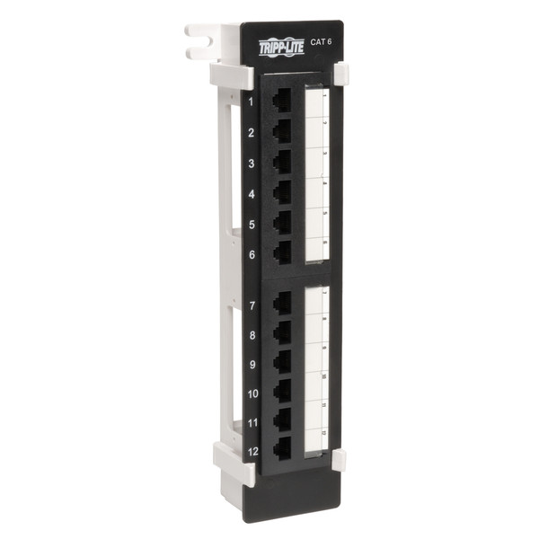 Tripp Lite 12-Port Cat6/Cat5 Wall-Mount Vertical 110 Patch Panel patch panel