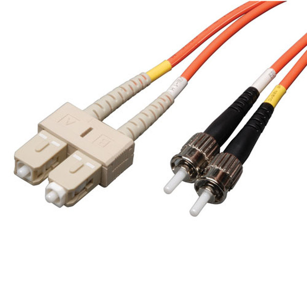 Tripp Lite Duplex Multimode 62.5/125 Fiber Patch Cable (SC/ST), 2M (6-ft.)