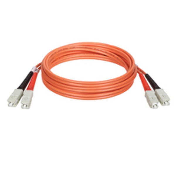Tripp Lite 4-ft. (1.2mtr) Duplex MMF SC/SC 62.5/125 1.2m Orange fiber optic cable