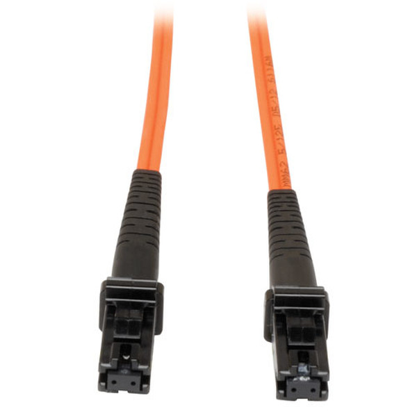 Tripp Lite Duplex Multimode 62.5/125 Fiber Patch Cable (MTRJ/MTRJ), 1M