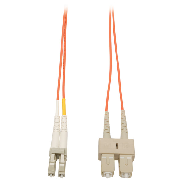 Tripp Lite Duplex Multimode 62.5/125 Fiber Patch Cable (LC/SC), 15M