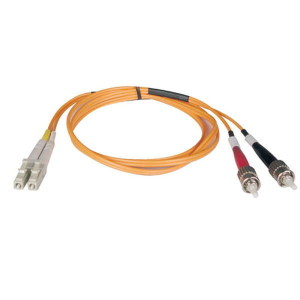 Tripp Lite Duplex Multimode 62.5/125 Fiber Patch Cable (LC/ST), 7M