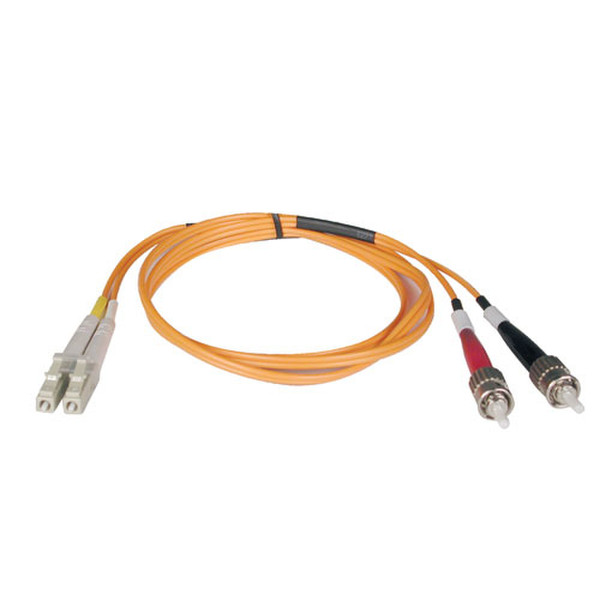 Tripp Lite Duplex Multimode 62.5/125 Fiber Patch Cable (LC/ST), 9M