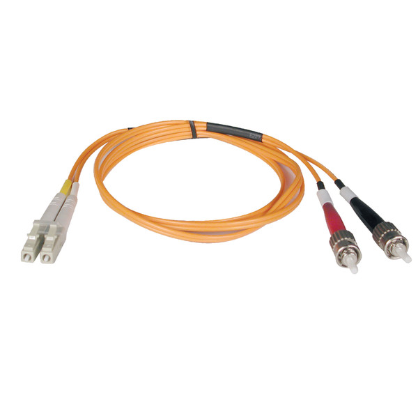 Tripp Lite Duplex Multimode 62.5/125 Fiber Patch Cable (LC/ST), 10M