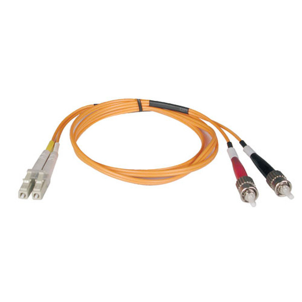 Tripp Lite Duplex Multimode 62.5/125 Fiber Patch Cable (LC/ST), 15M