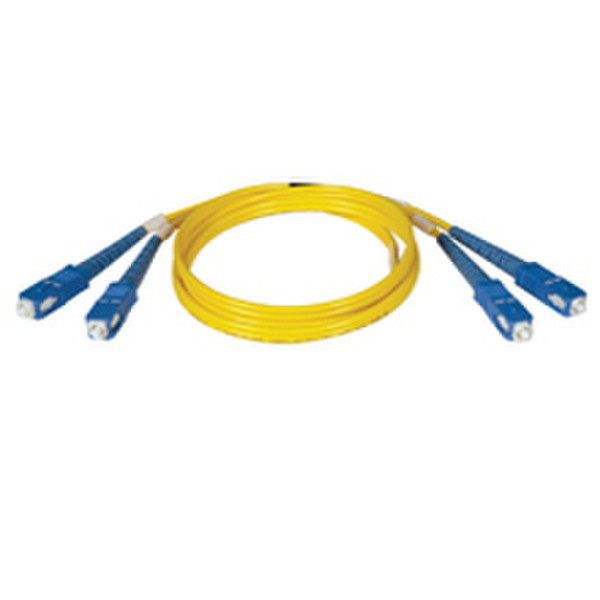 Tripp Lite Singlemode Fiber Optics 9-m (30-ft.) Duplex SMF 8.3/125 Patch Cable, SC/SC 9m Yellow fiber optic cable